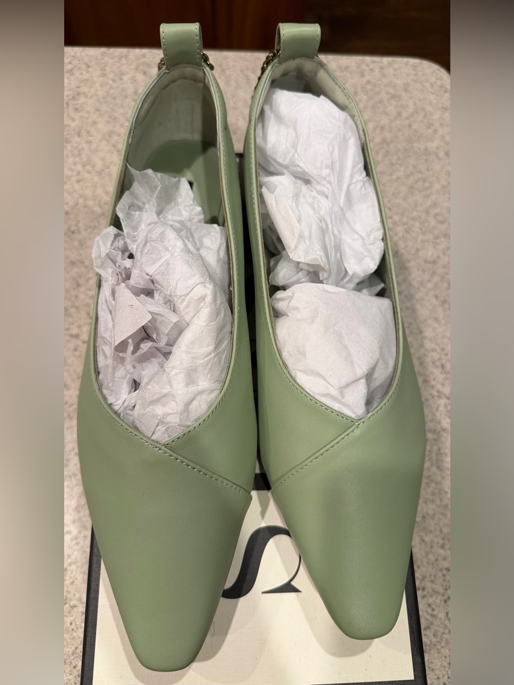 SENSO AUBREE II Light Sage Green Flats